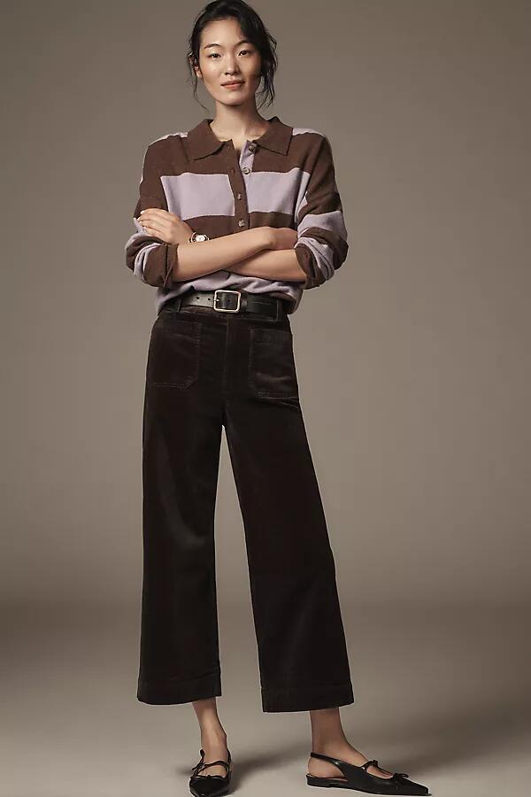 The Colette Cropped Wide-Leg Pants by Maeve: Corduroy Edition Cover