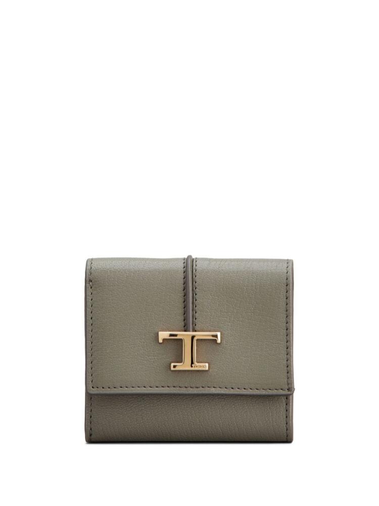 Tod's T Timeless leather wallet - Green Cover