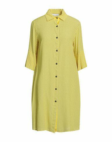 Cafènoir Woman Mini dress Yellow Viscose Cover