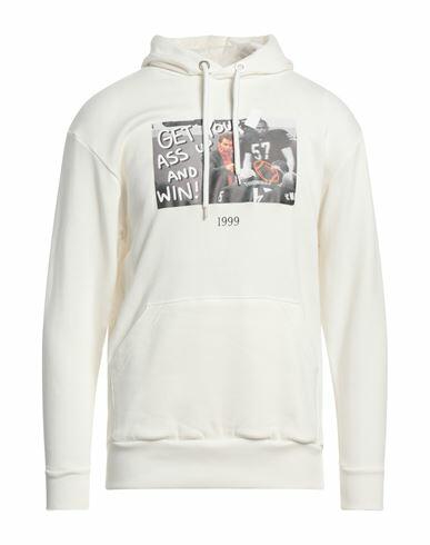 Throwback. Man Sweatshirt White Cotton Cover