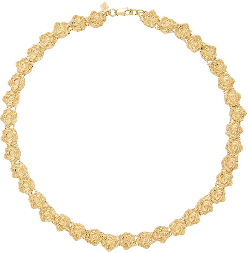 Veneda Carter Gold VC058 Rose Link Chain Necklace Cover