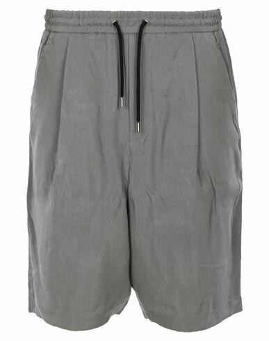 Giorgio Armani Man Shorts & Bermuda Shorts Grey Cupro Cover