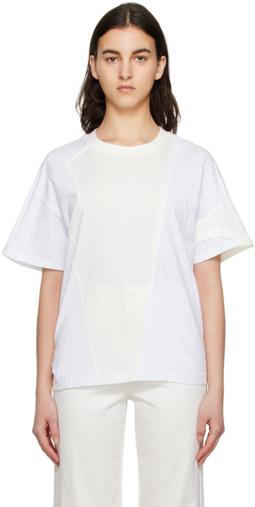 3.1 Phillip Lim White Deconstructed T-Shirt Cover