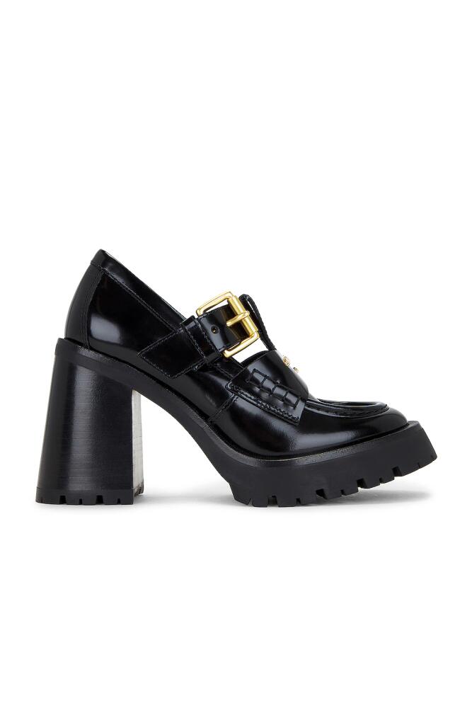 Alexander Wang Carter Platform Loafer Pump in Black Cover