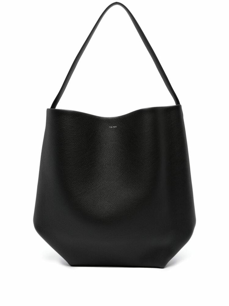 The Row large Park leather tote bag - Black Cover