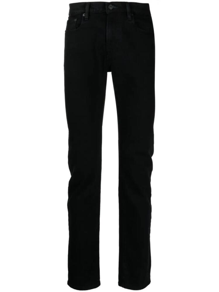 PS Paul Smith mid-rise slim-cut jeans - Black Cover