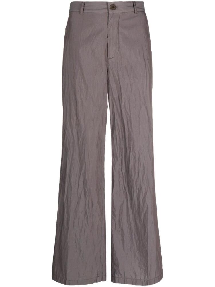 OUR LEGACY wide-leg cotton trousers - Purple Cover