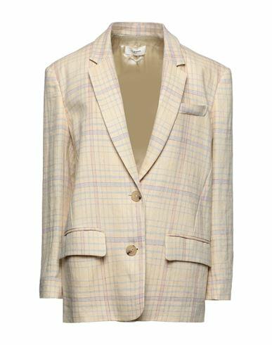 Marant Étoile Woman Blazer Light yellow Linen Cover