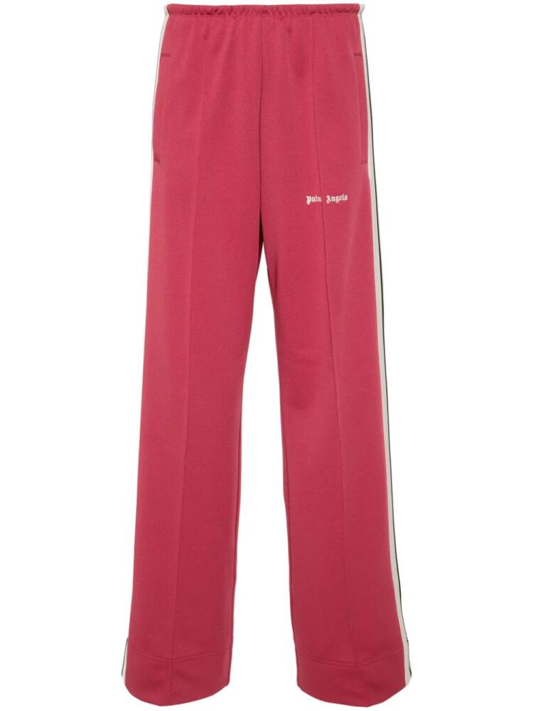 Palm Angels side-stripe track pants - Red Cover