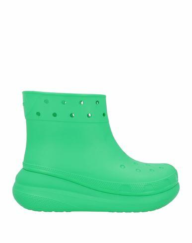 Crocs Woman Ankle boots Green Rubber Cover