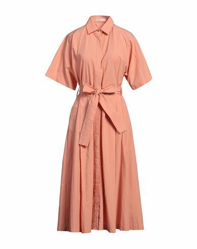 Fedeli Woman Midi dress Salmon pink Cotton Cover