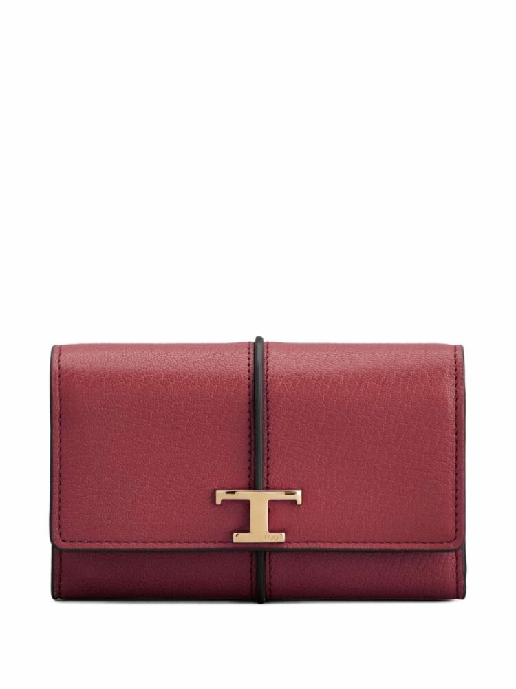 Tod's T Timeless wallet - Red Cover