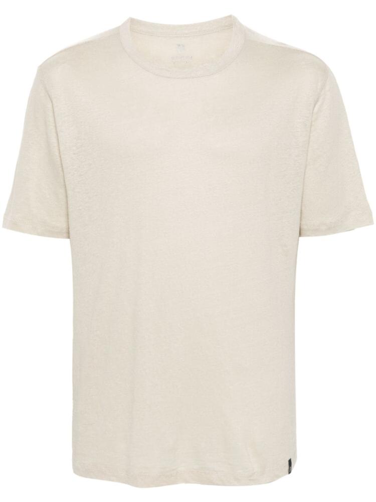 Boggi Milano slub-textured T-shirt - Neutrals Cover