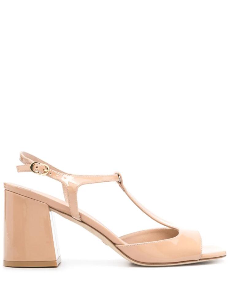 Stuart Weitzman Flareblock 75mm sandals - Neutrals Cover