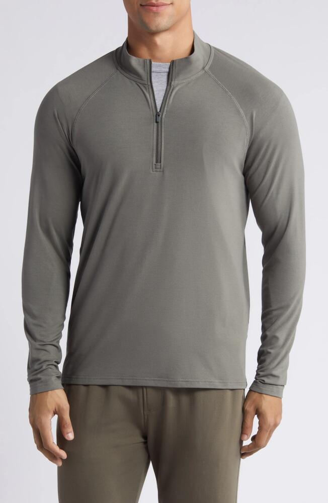 Free Fly Flex Performance Quarter Zip Pullover in Fatigue Cover