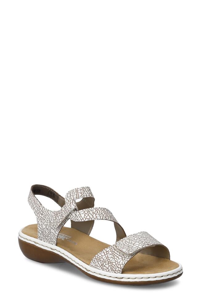 Rieker Regina C7 Sandal in White Cover