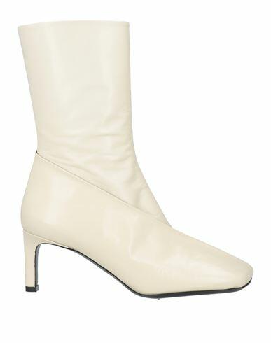 Jil Sander Woman Ankle boots Cream Leather Cover