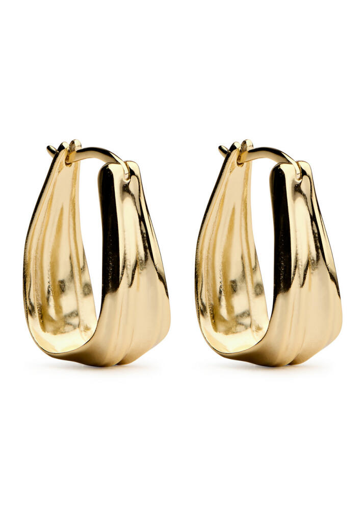 Daisy London Isla 18kt Gold-plated Hoop Earrings Cover