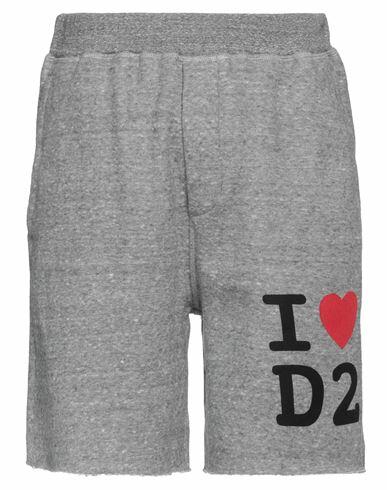 Dsquared2 Man Shorts & Bermuda Shorts Grey Cotton, Lyocell, Elastane Cover