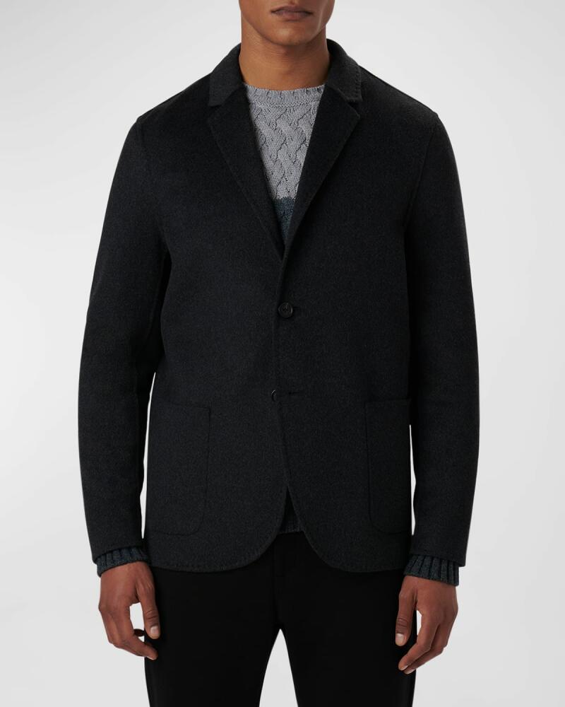 Bugatchi Men's Double-Knit Two-Button Blazer Cover