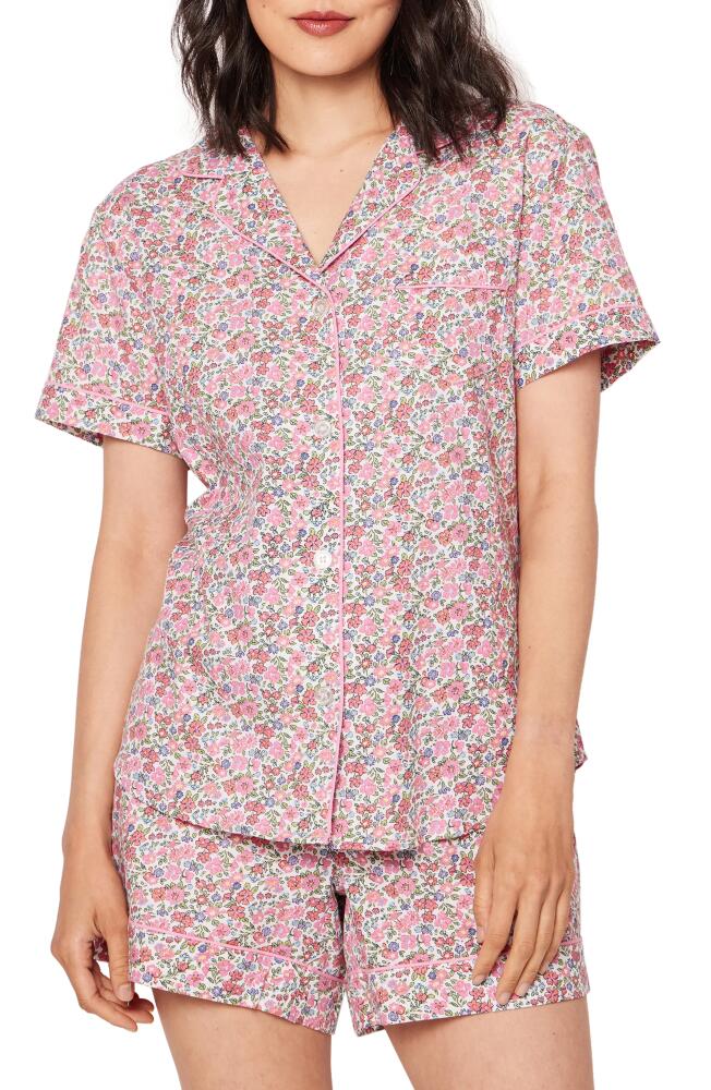 Petite Plume Fleurs de Rose Cotton Short Pajamas in Pink Cover