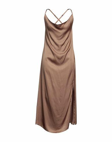 Fly Girl Woman Maxi dress Bronze Viscose Cover