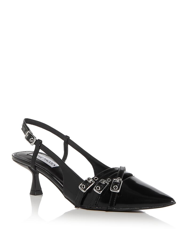 Steve Madden Women's Loca Slingback Buckled Pumps Cover