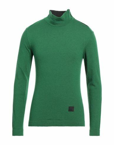 Havana & Co. Man Turtleneck Green Merino Wool, Nylon, Viscose, Cashmere Cover