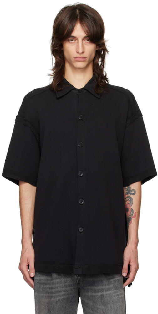 Greg Lauren Black Terry Studio Shirt Cover