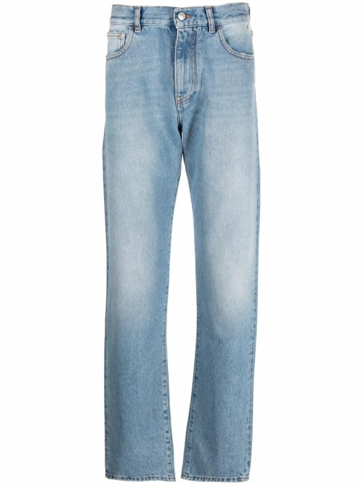 GCDS low-rise straight-leg jeans - Blue Cover