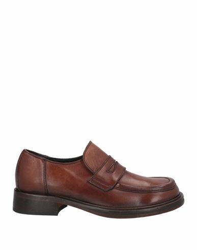 Moma Woman Loafers Brown Calfskin Cover