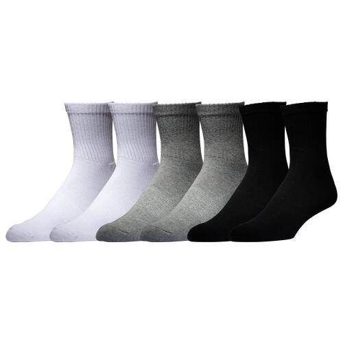 LCKR 6 Pack Basic Quarter Socks - Mens Multi Cover