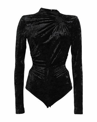 Isabel Marant Woman Bodysuit Black Polyester, Elastane, Cotton Cover