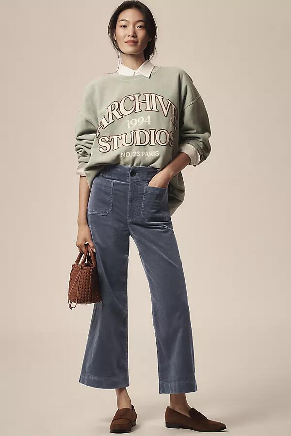 The Colette Cropped Wide-Leg Pants by Maeve: Corduroy Edition Cover