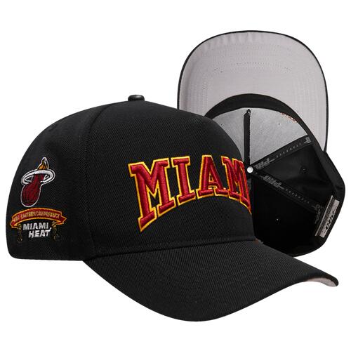 Pro Standard Mens Pro Standard Heat Crest Emblem Flatbrim Snapback - Mens Black/Black Cover