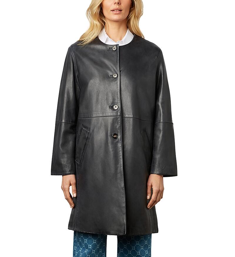 Gerard Darel Jemima Leather Coat Cover