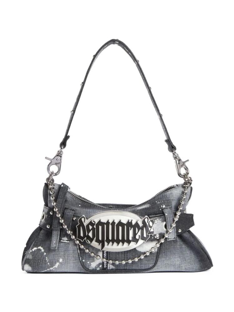 DSQUARED2 Gothic denim shoulder bag - Black Cover