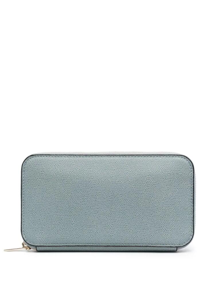 Valextra zipped continental wallet - Blue Cover