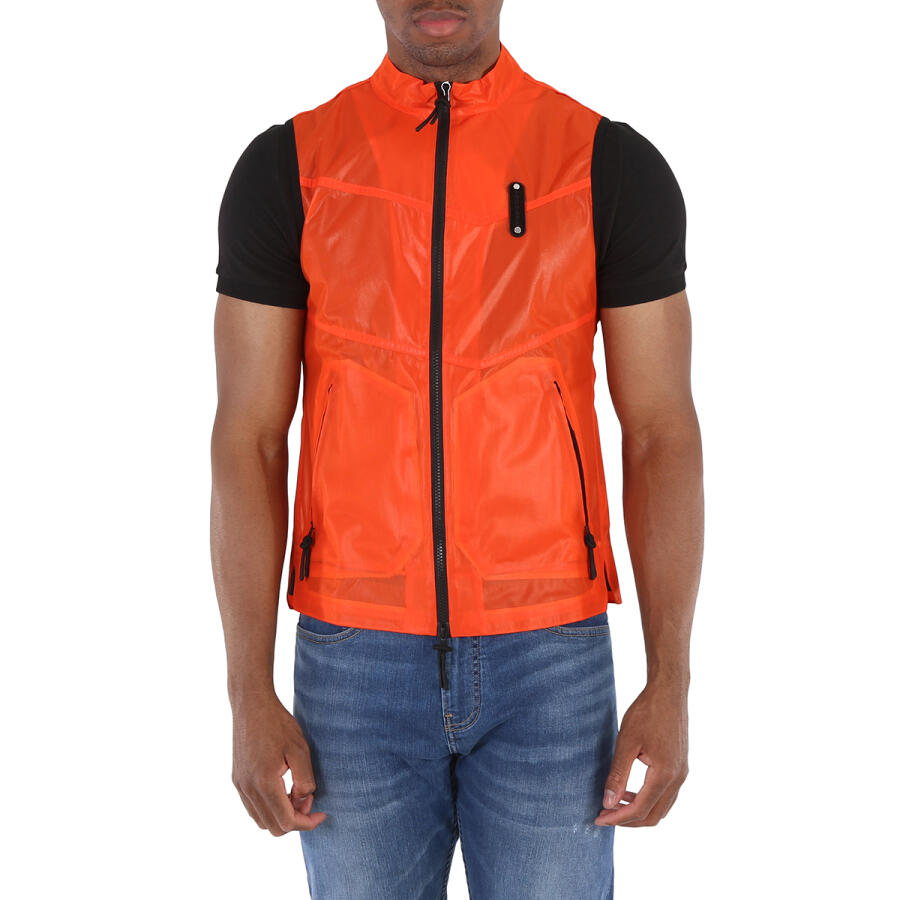 A Cold Wall Mens Rich Orange Trellick Gilet Vest Cover