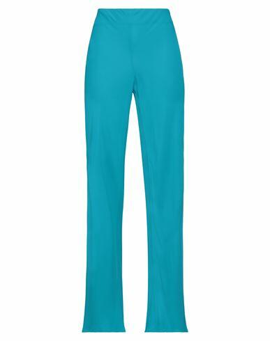 Alberta Ferretti Woman Pants Turquoise Viscose Cover