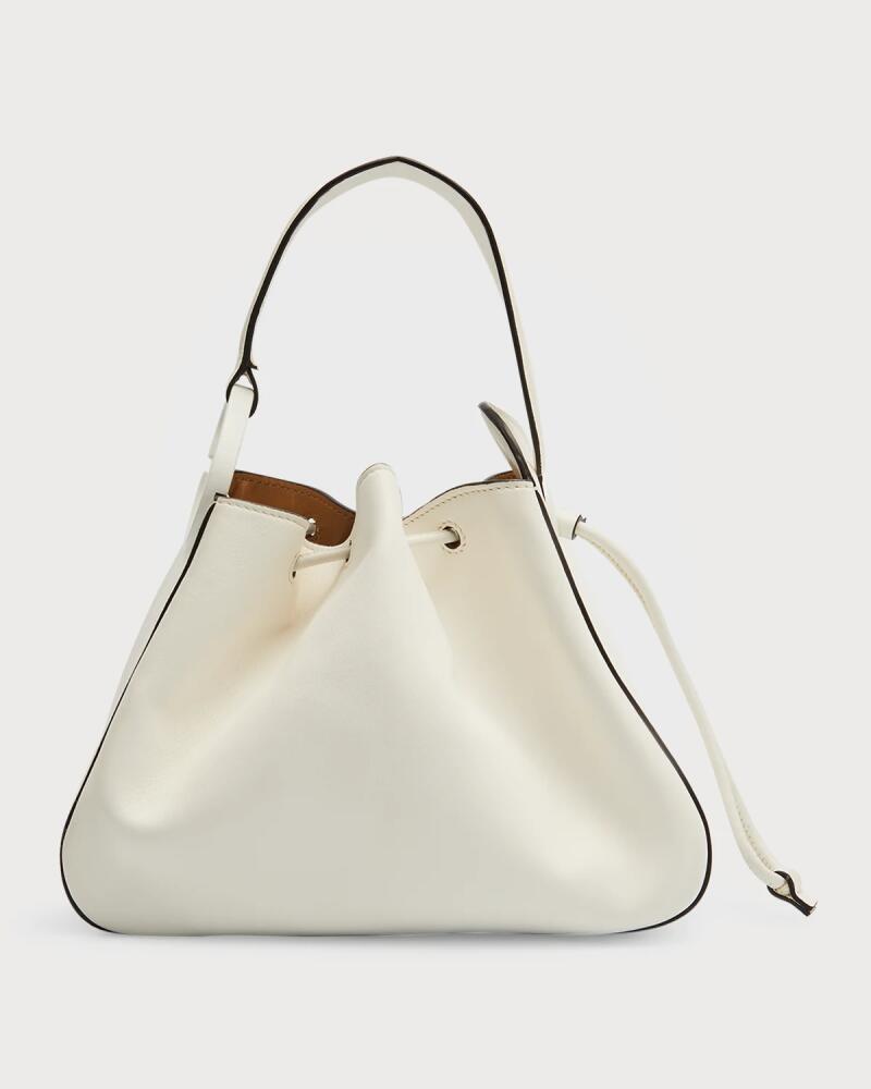 Oscar de la Renta Drawstring Napa Leather Top-Handle Bag Cover