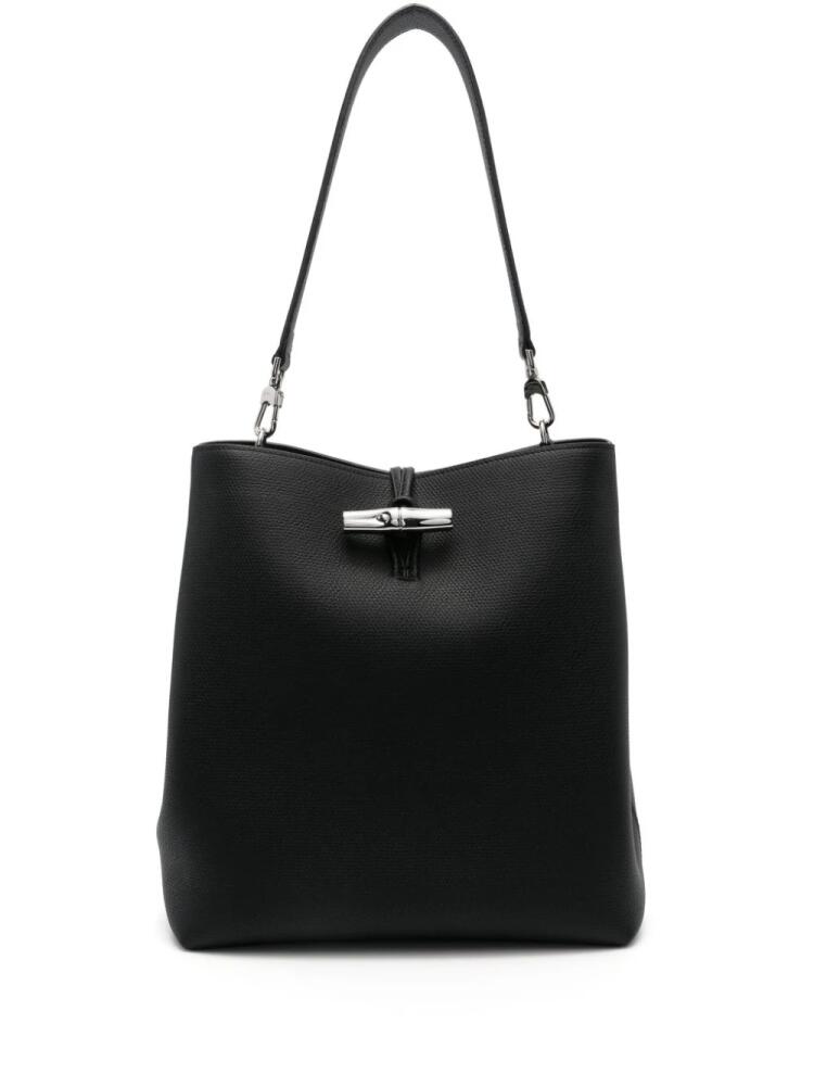 Longchamp medium Le Roseau shoulder bag - Black Cover