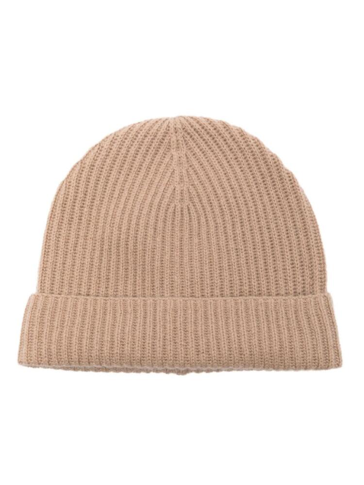 Allude ribbed beanie - Brown Cover