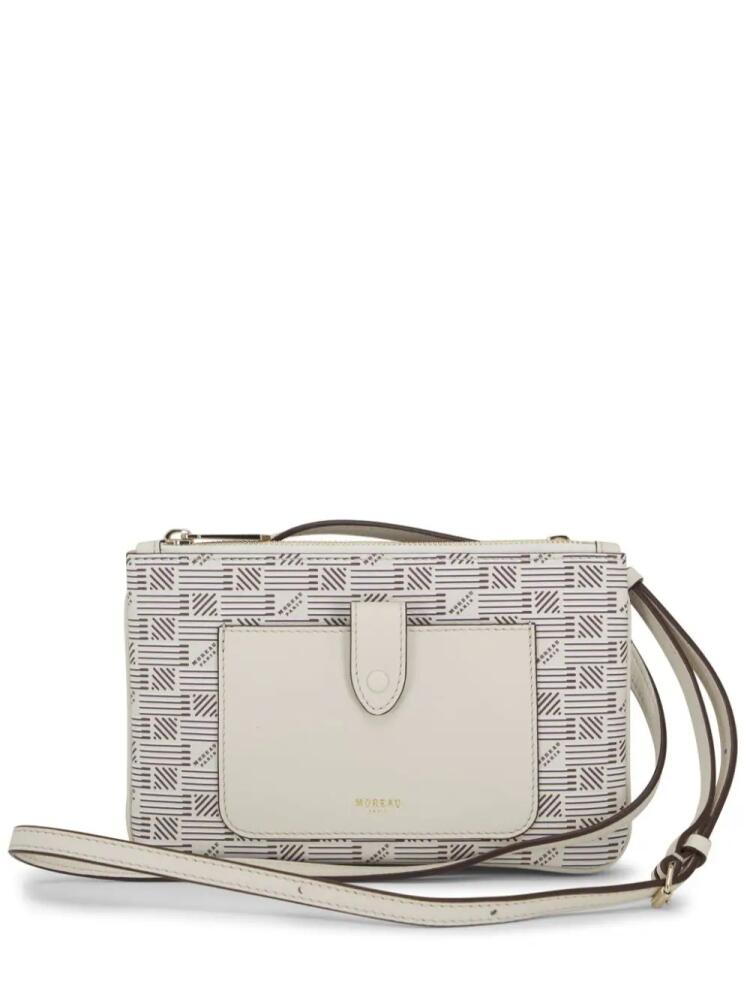 Moreau monogram leather crossbody bag - Neutrals Cover