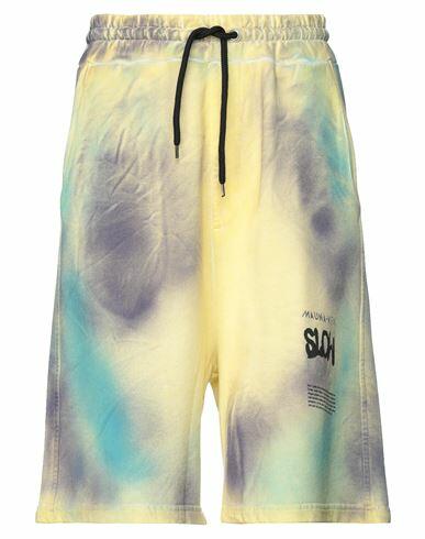 Mauna Kea Man Shorts & Bermuda Shorts Light yellow Cotton Cover