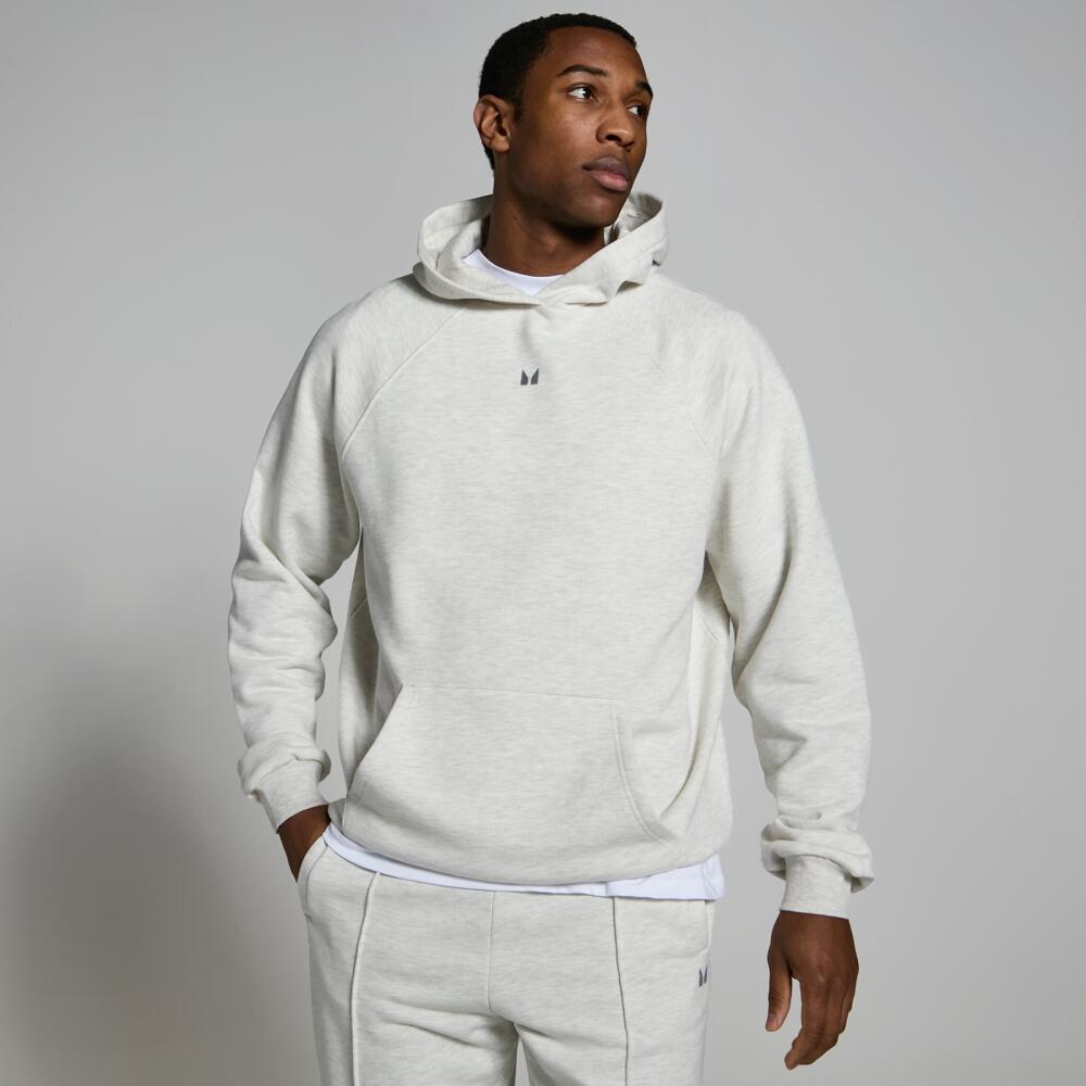 MP Men's Lifestyle Heavyweight Hoodie - Light Grey Marl Cover