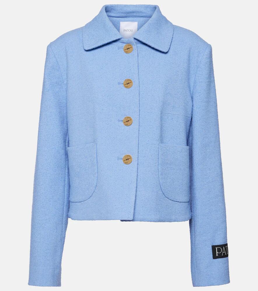 Patou Cotton and linen-blend jacket Cover