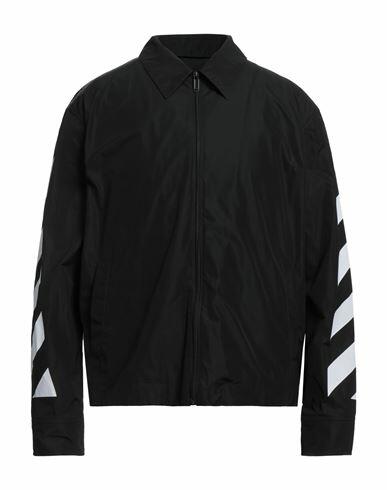 Off-white Man Jacket Black Polyester Cover