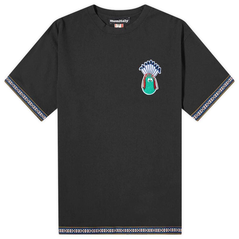 Monitaly Men's Cinta Taped T-Shirt in Black Cover