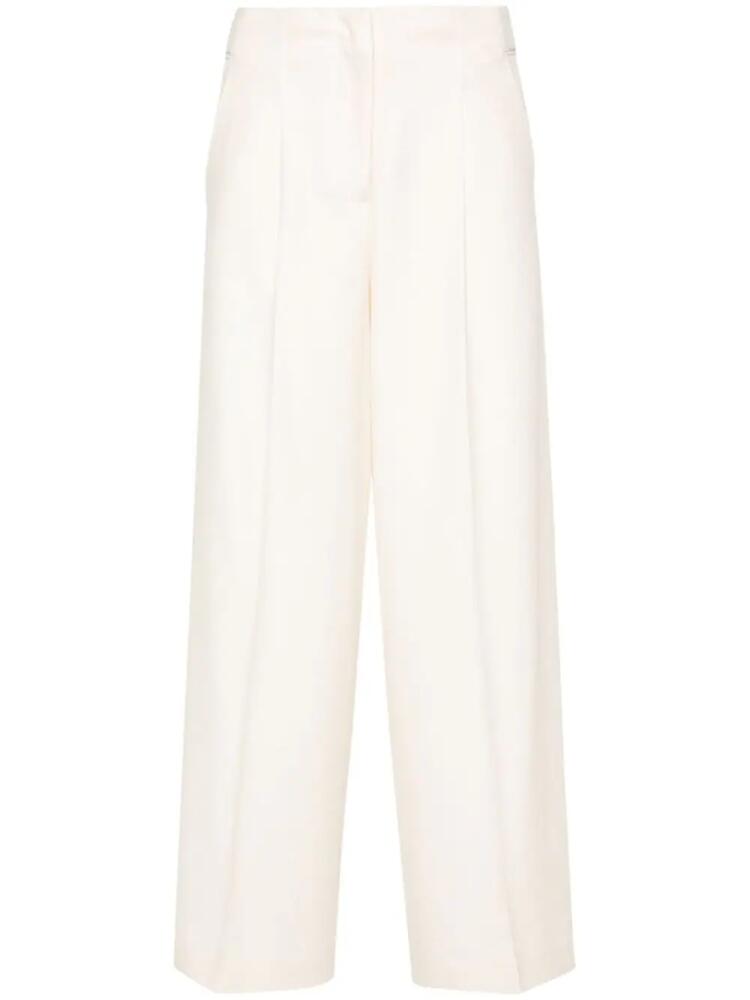 Peserico bead-embellished trousers - Neutrals Cover